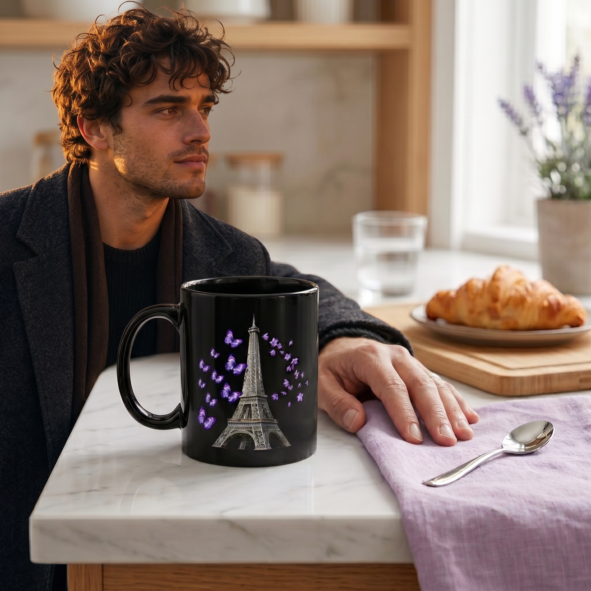 tsgabrielle® • Paris - La Tour Eiffel • Glossy Mug • Black • Ceramic • 2 Sizes - Black - View 19