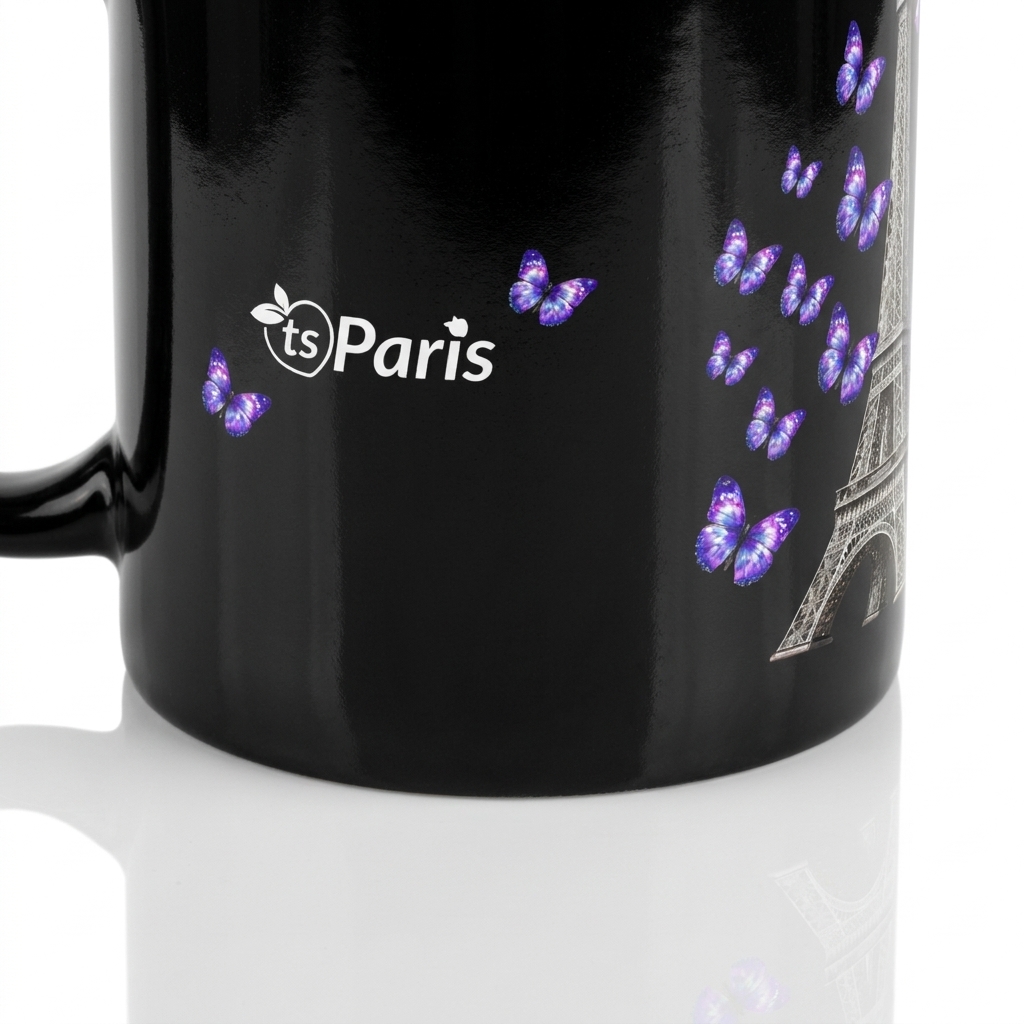 tsgabrielle® • Paris - La Tour Eiffel • Glossy Mug • Black • Ceramic • 2 Sizes - Black - View 8