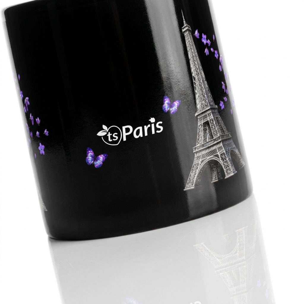 tsgabrielle® • Paris - La Tour Eiffel • Glossy Mug • Black • Ceramic • 2 Sizes - Black - View 7