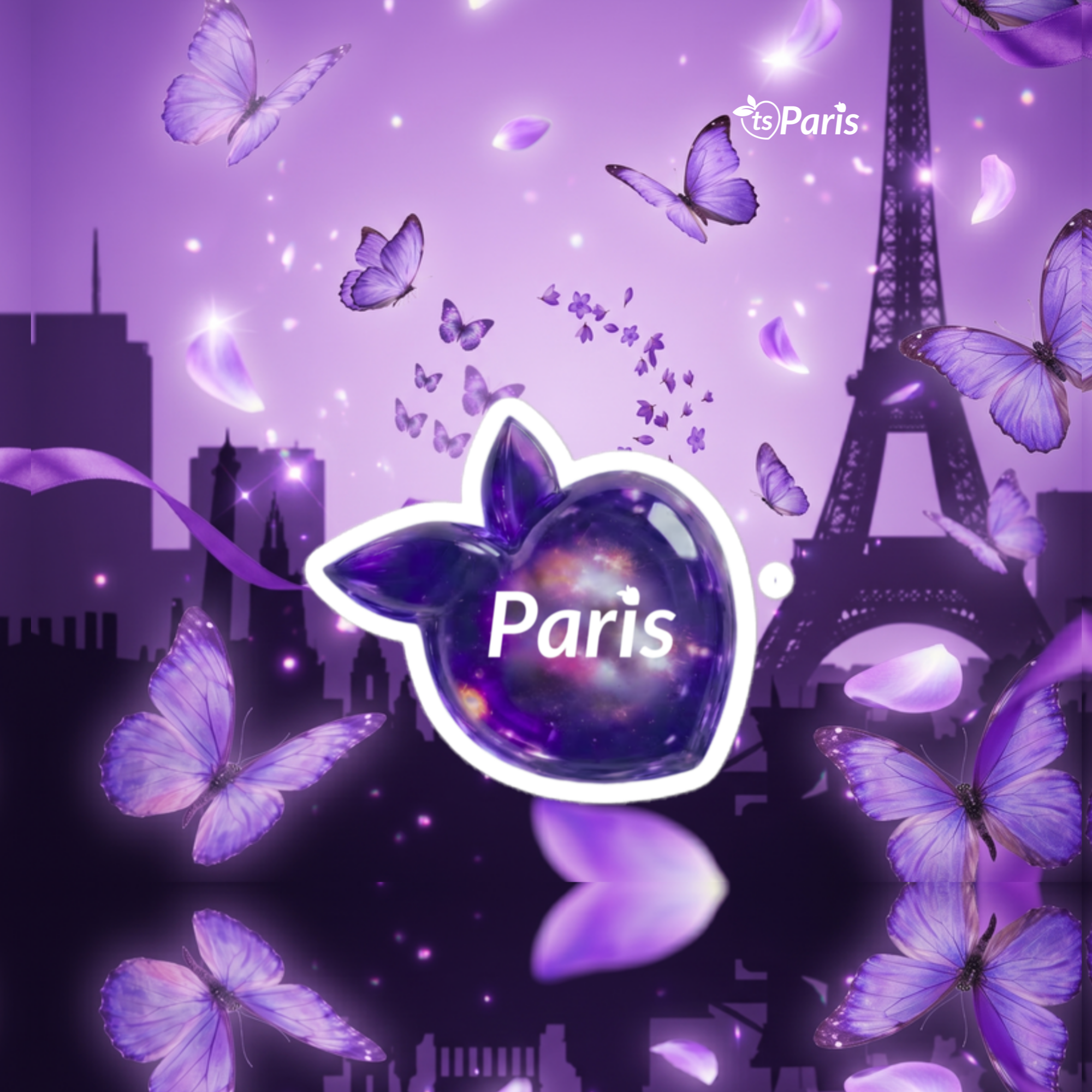 tsgabrielle® • Paris • Sticker • Bubble-Free • One Size - White - View 10