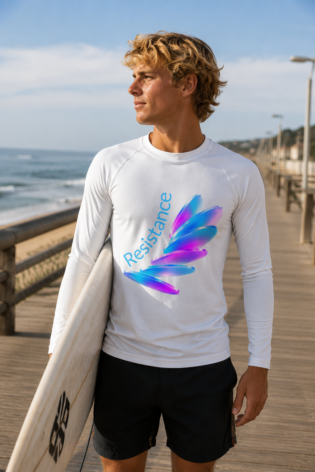 tsgabrielle® • For Him • Pride 26 • Rash Guard • White - White - View 10