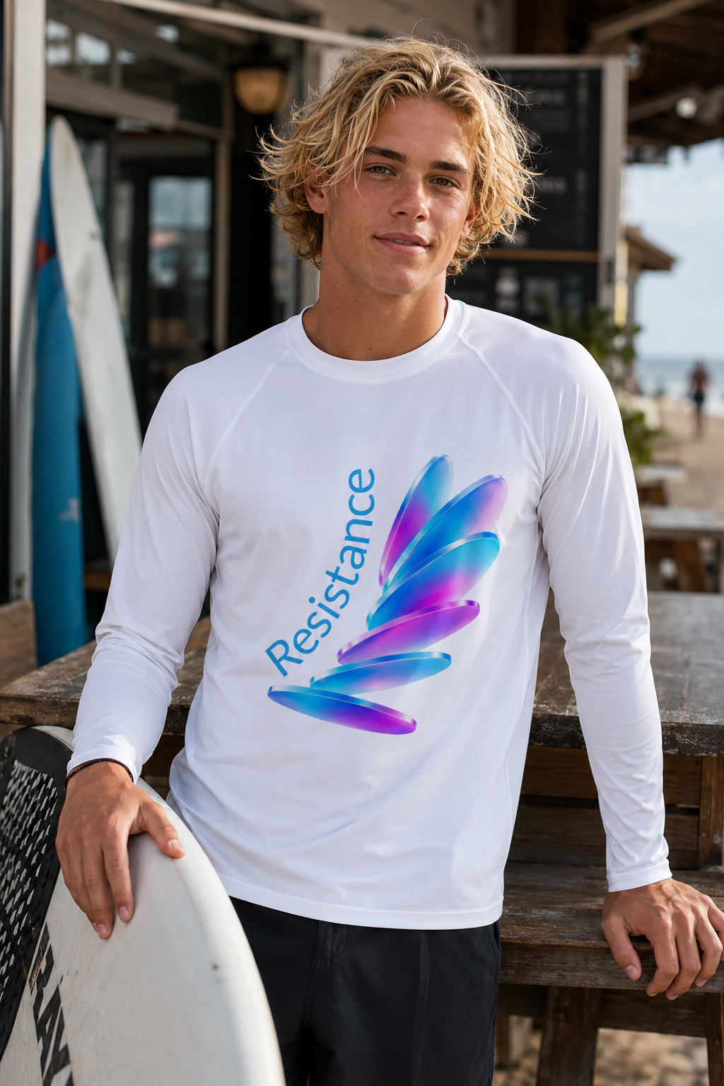 tsgabrielle® • For Him • Pride 26 • Rash Guard • White - White - View 9