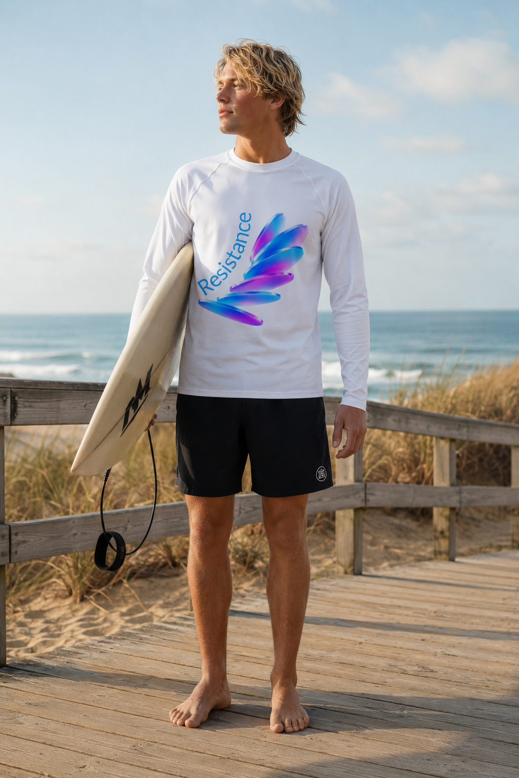 tsgabrielle® • For Him • Pride 26 • Rash Guard • White - White - View 13