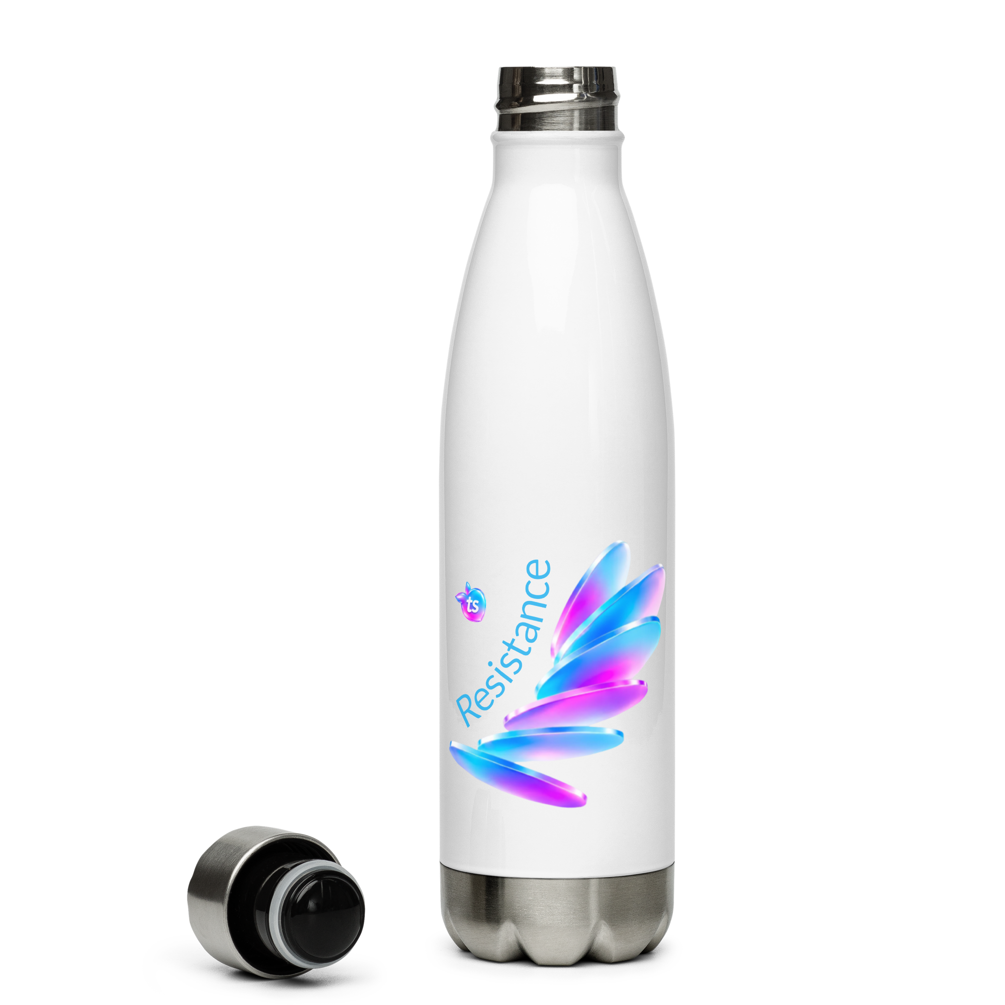 tsgabrielle® • Pride 26 • Gourde • Blanche • Acier Inoxydable • 17 oz - White - View 2