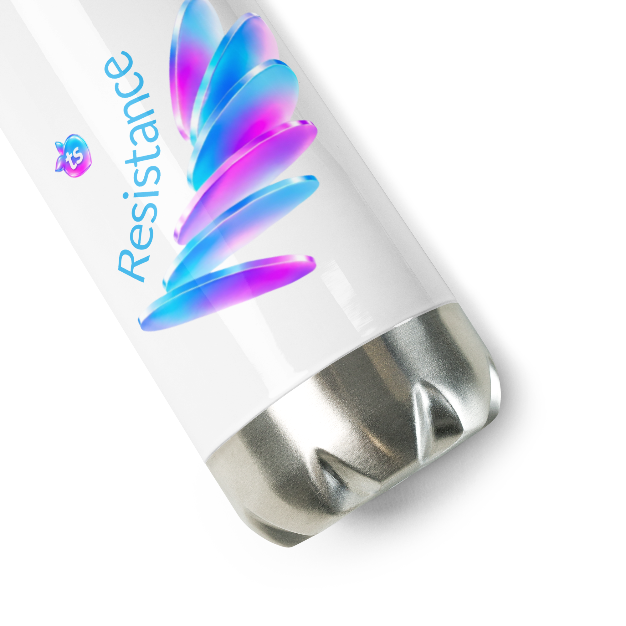 tsgabrielle® • Pride 26 • Gourde • Blanche • Acier Inoxydable • 17 oz - White - View 4