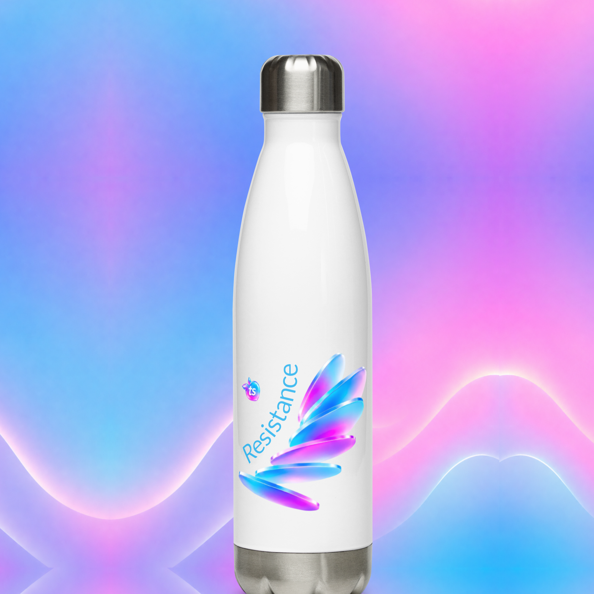 tsgabrielle® • Pride 26 • Gourde • Blanche • Acier Inoxydable • 17 oz - White - View 8