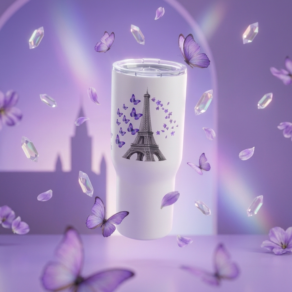 tsgabrielle® • Paris - La Tour Eiffel • Mug With a Handle • 2 Sizes - White - View 6