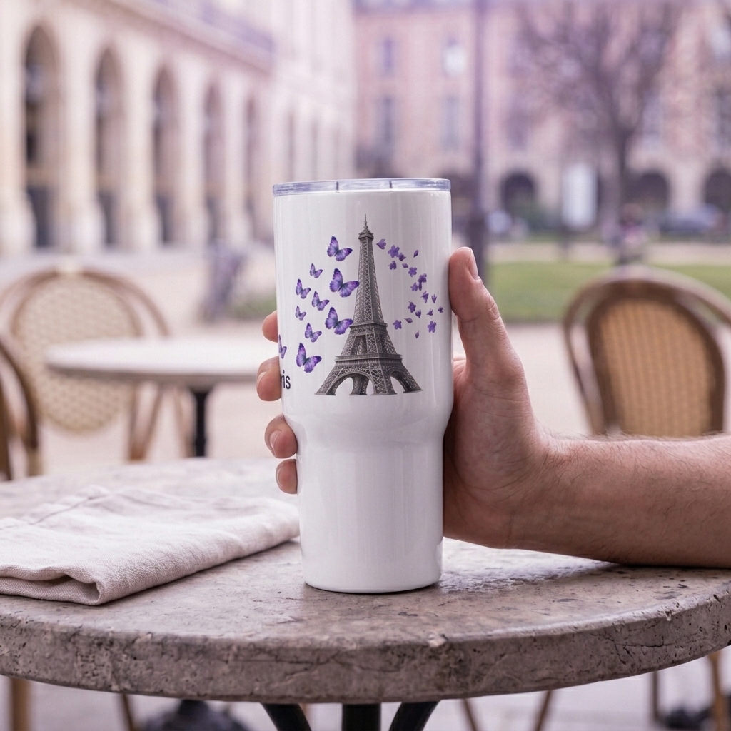 tsgabrielle® • Paris - La Tour Eiffel • Mug With a Handle • 2 Sizes - White - View 10