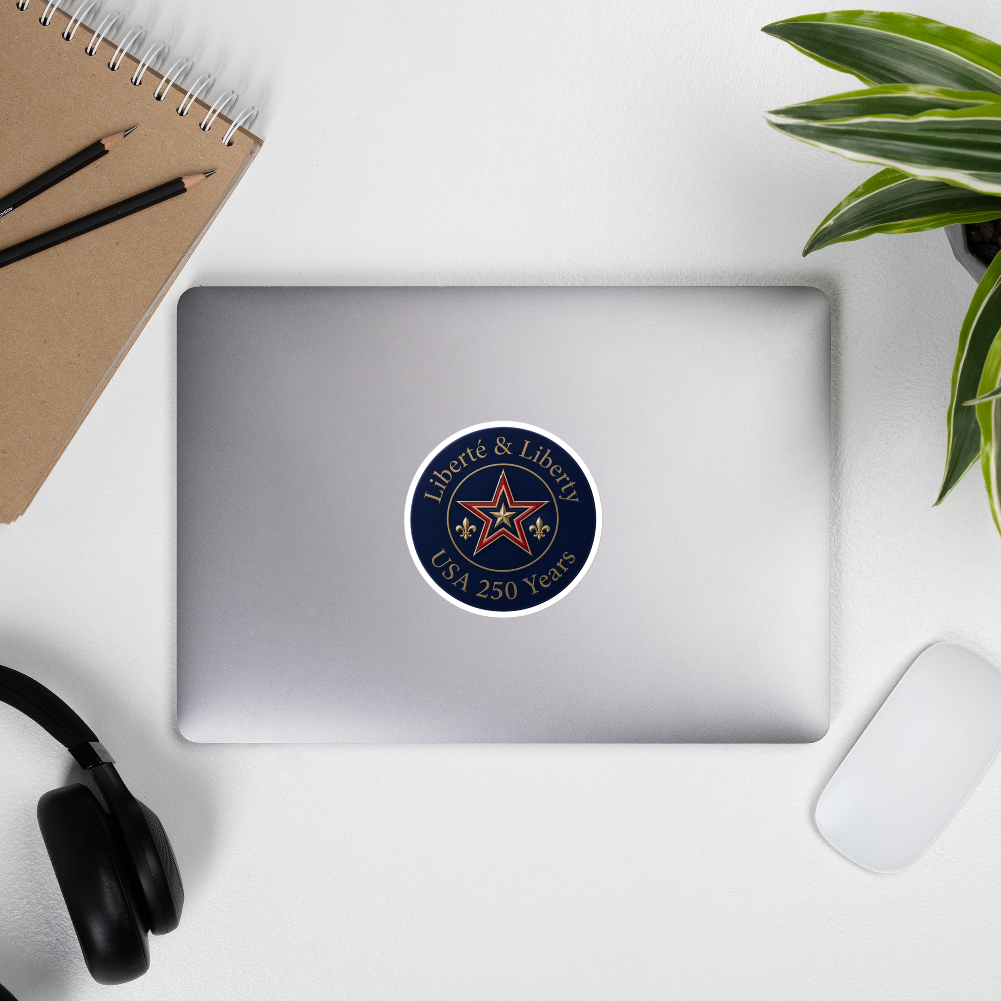 tsgabrielle® • Liberty • Bubble-Free Stickers • 3 Sizes - White - View 4