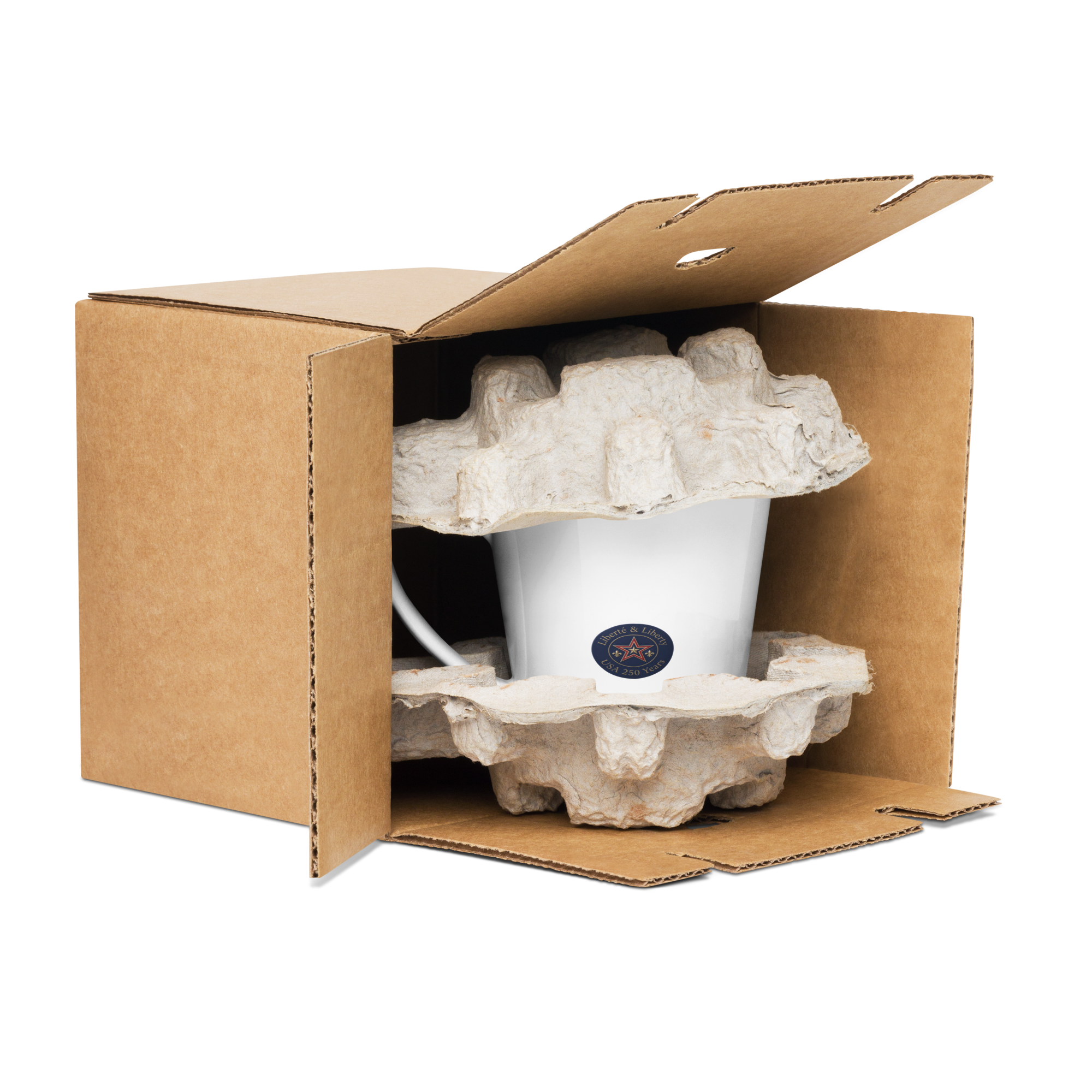 tsgabrielle® • Liberty • Latte Mug • White • 12 oz - White - View 6