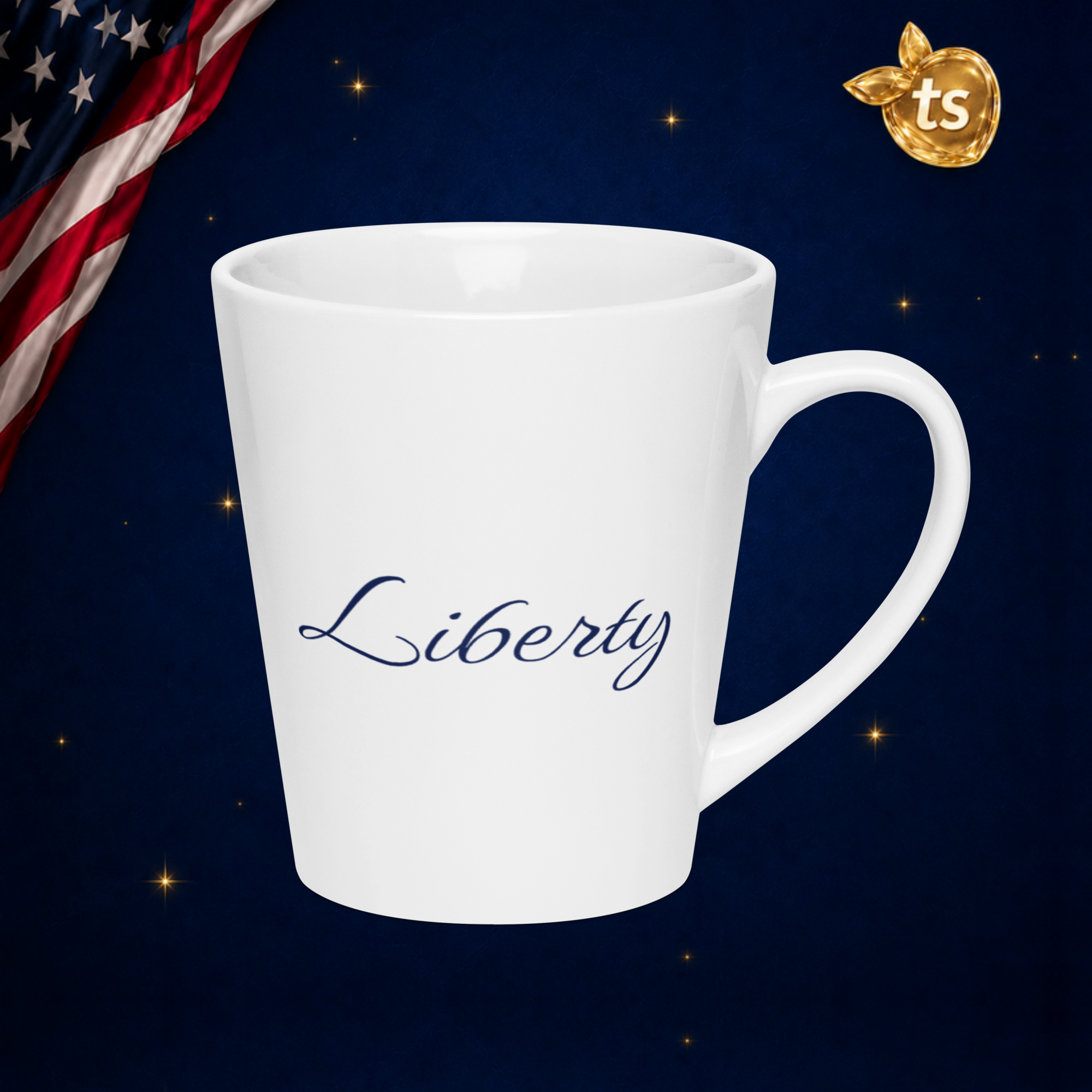 tsgabrielle® • Liberty • Latte Mug • White • 12 oz - White - View 7