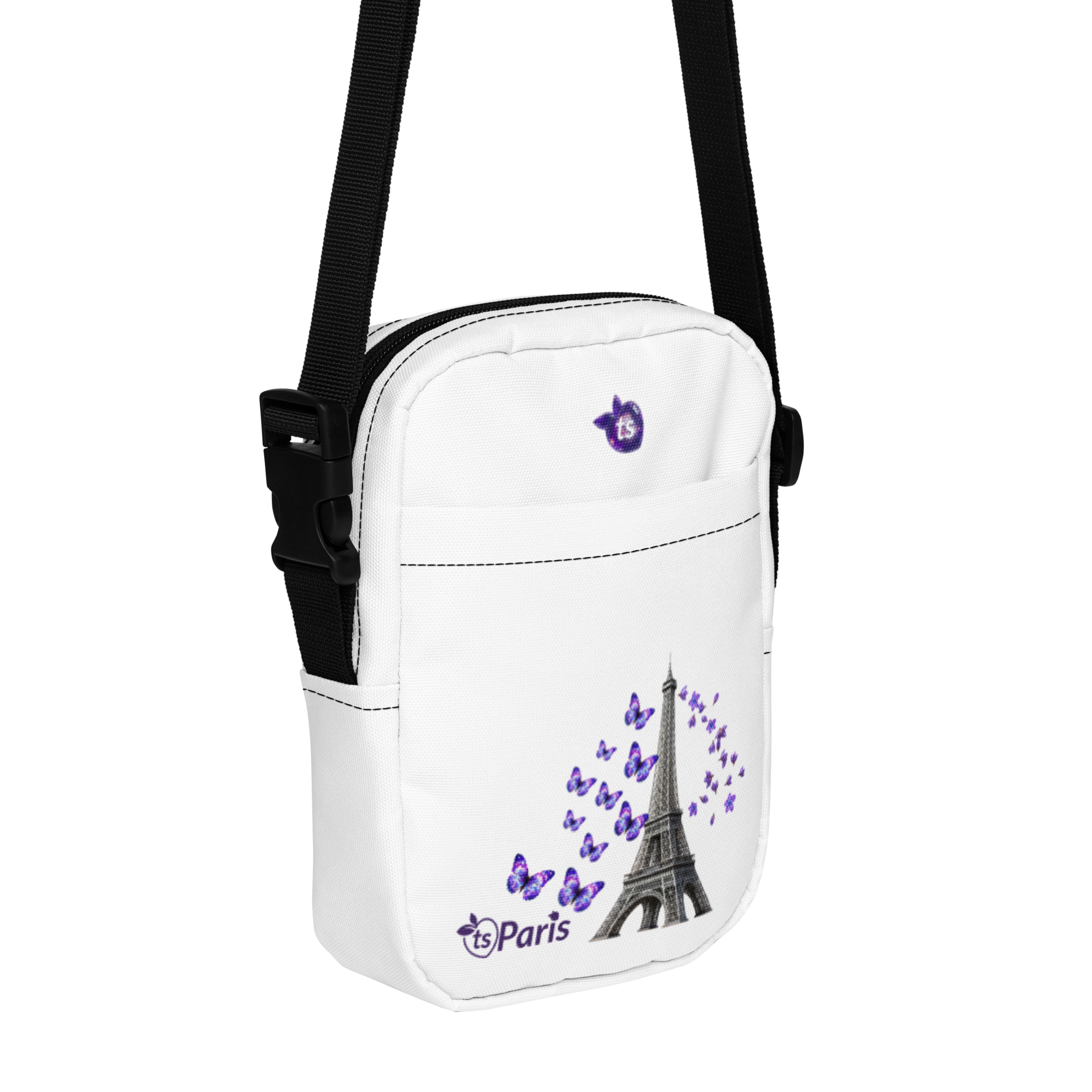 tsgabrielle® • Paris - La Tour Eiffel • Utility Crossbody Bag • White - White - View 10