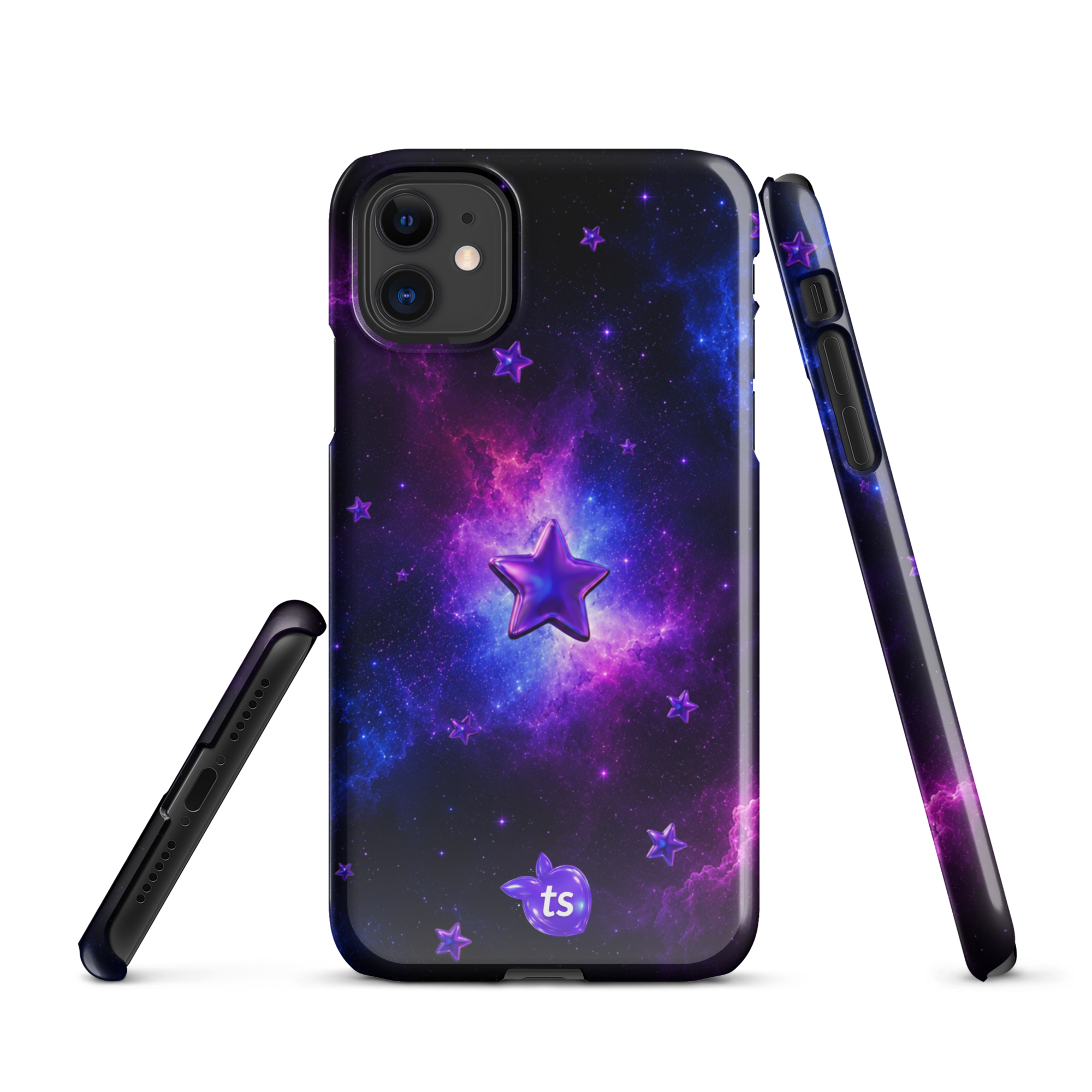 tsgabrielle® • Édition Spatiale • Snap Case Compatible with iPhone® • Latest Models - Glossy - View 3