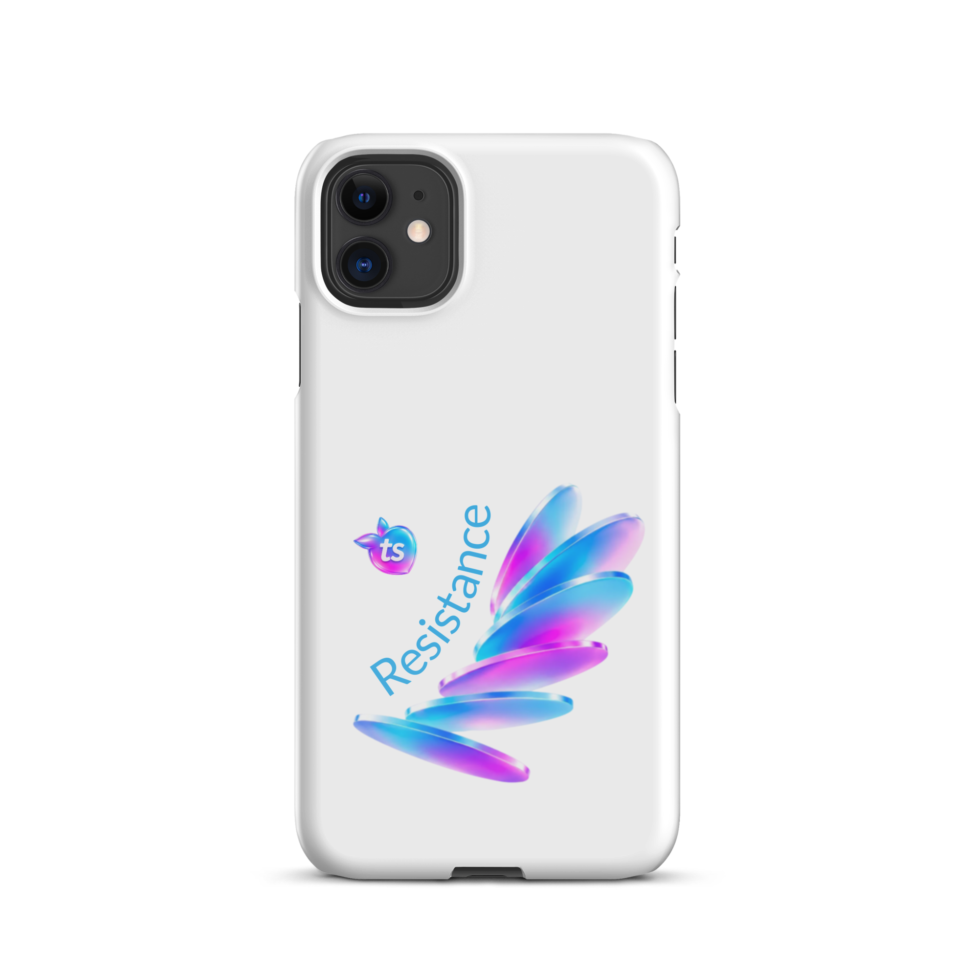 tsgabrielle® • Pride 26 - Resistance • Snap Case Compatible with iPhone® • White • Glossy • Latest Models - Glossy - View 2
