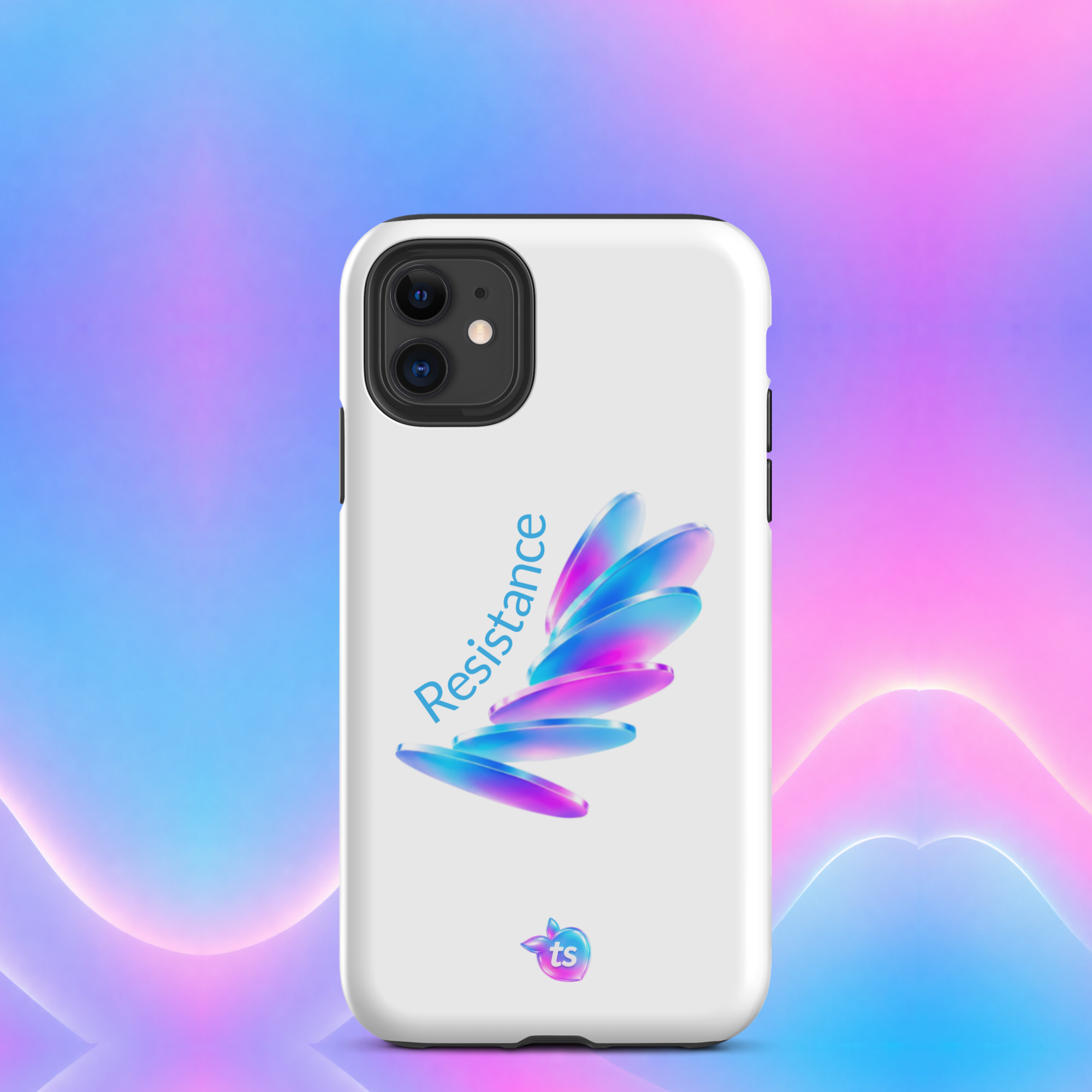 tsgabrielle® • Pride 26 - Resistance • Snap Case Compatible with iPhone® • White • Glossy • Latest Models - Glossy - View 5