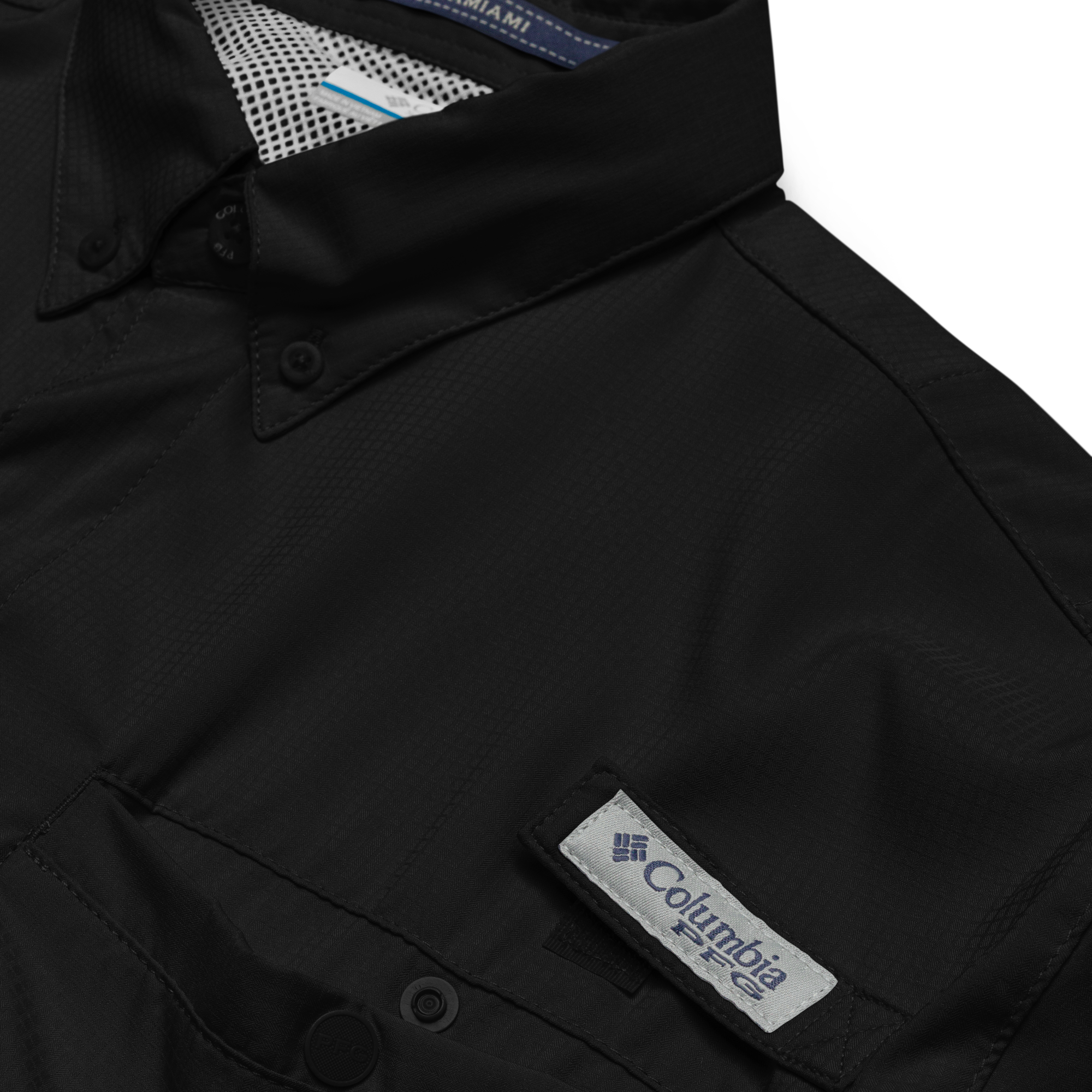 Columbia® by tsgabrielle® • Men's • Short Sleeve Button Shirt • Dark Colors - Black - View 9