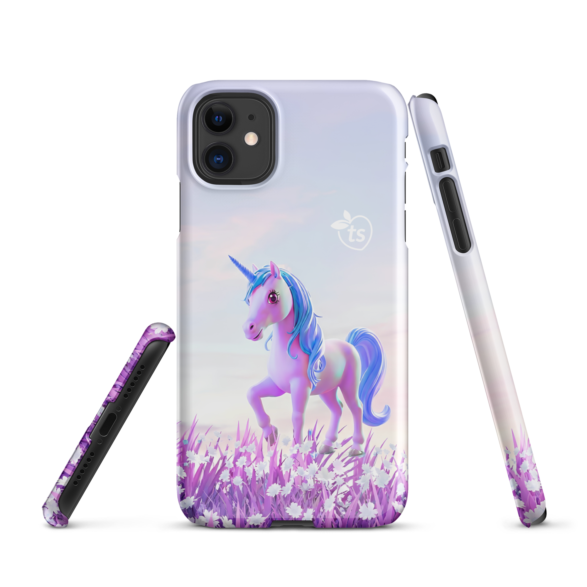tsgabrielle® • Unicorn - Seraphina • Snap Case Compatible with iPhone® • Latest Models - Glossy - View 3