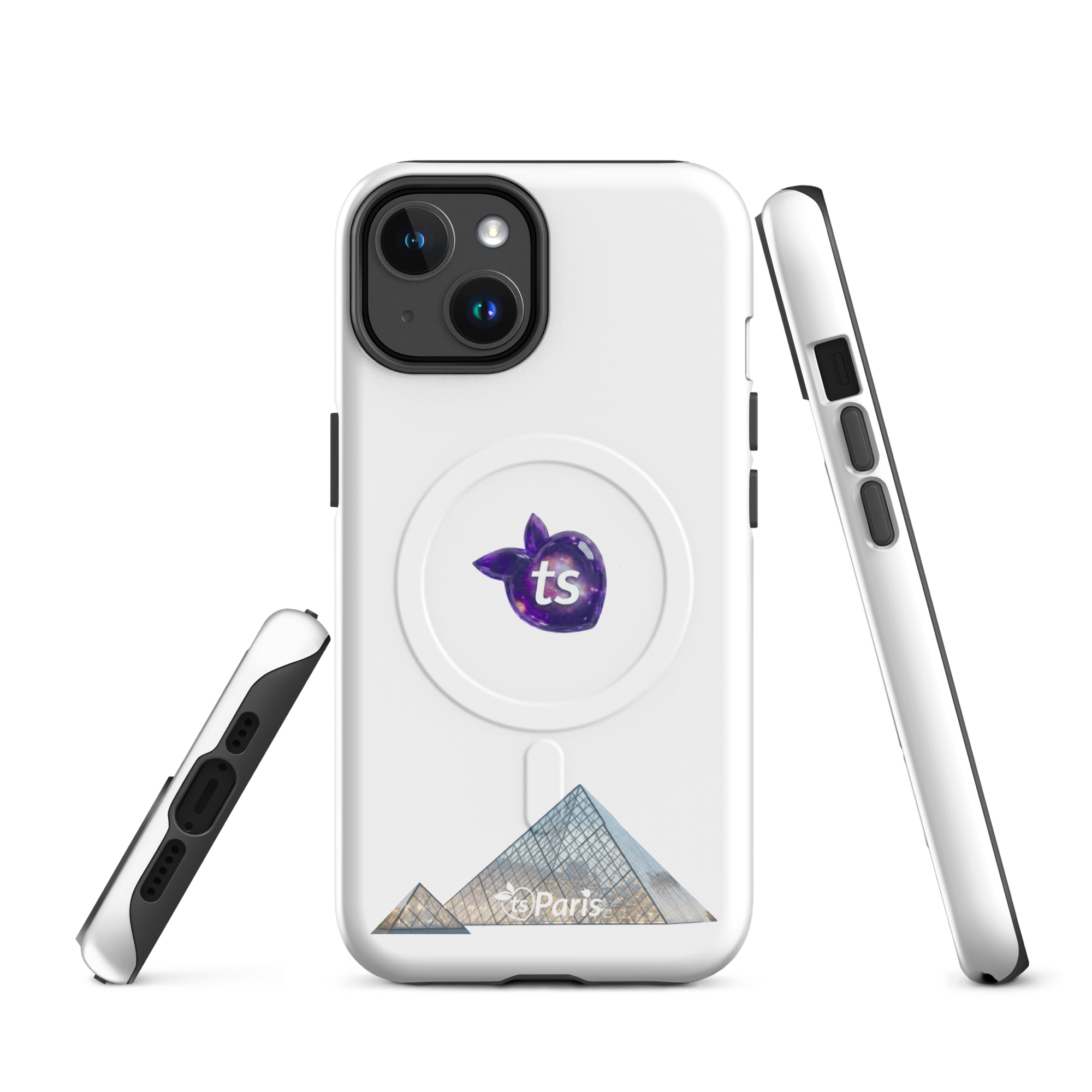 tsgabrielle® • Paris - The Louvre Pyramid • Tough Case • MagSafe® • Compatible with iPhone® • Latest Models - Glossy - View 2