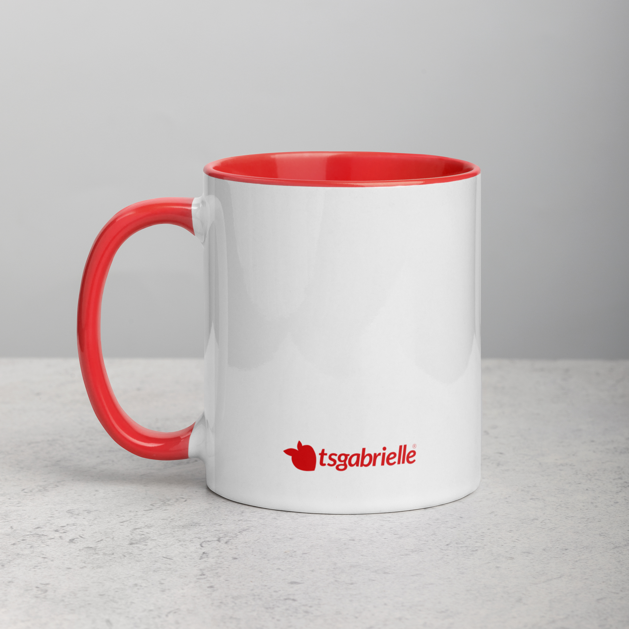 tsgabrielle® • Mug with Color Red Inside • Ceramic • 2 Sizes - Red - View 7