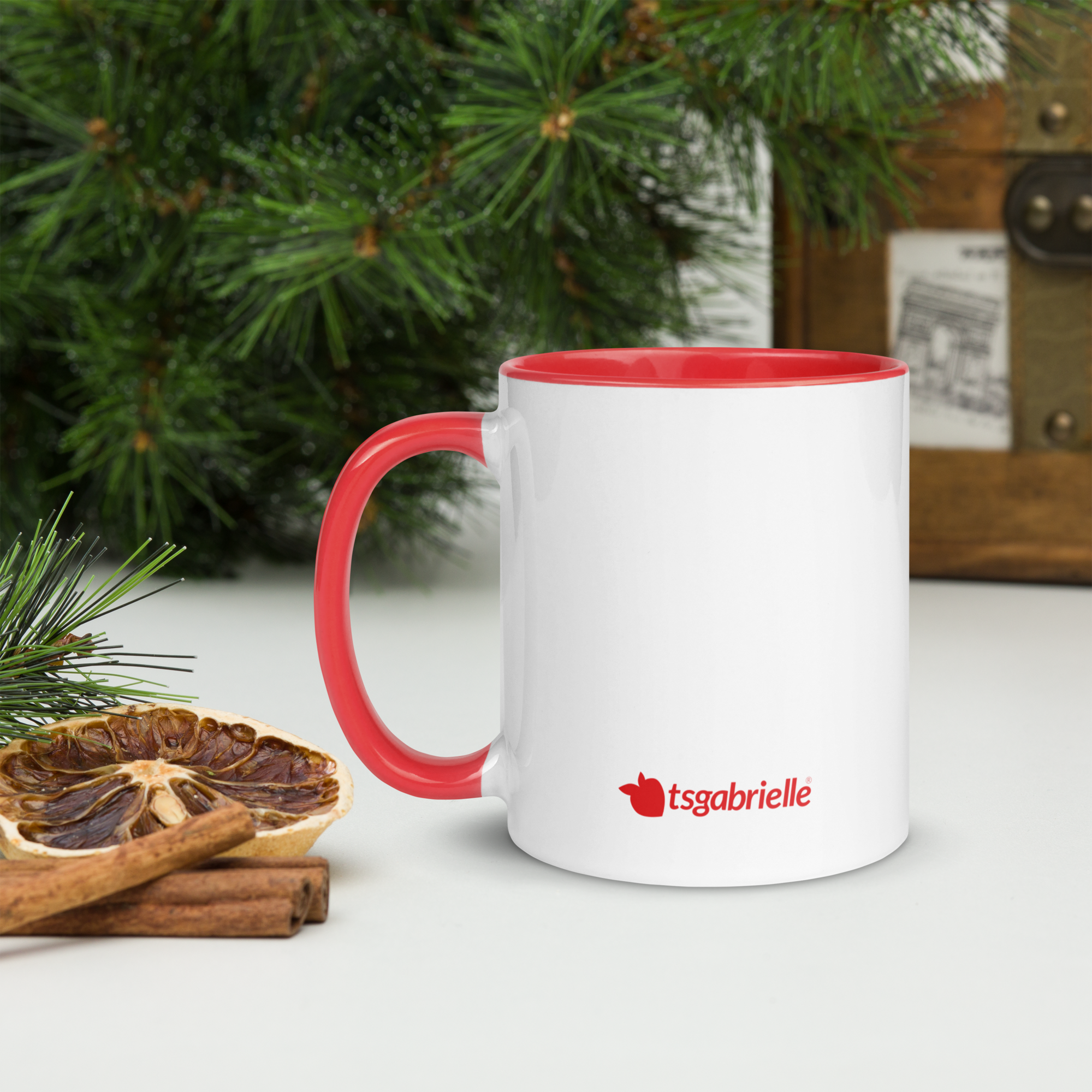 tsgabrielle® • Mug with Color Red Inside • Ceramic • 2 Sizes - Red - View 13