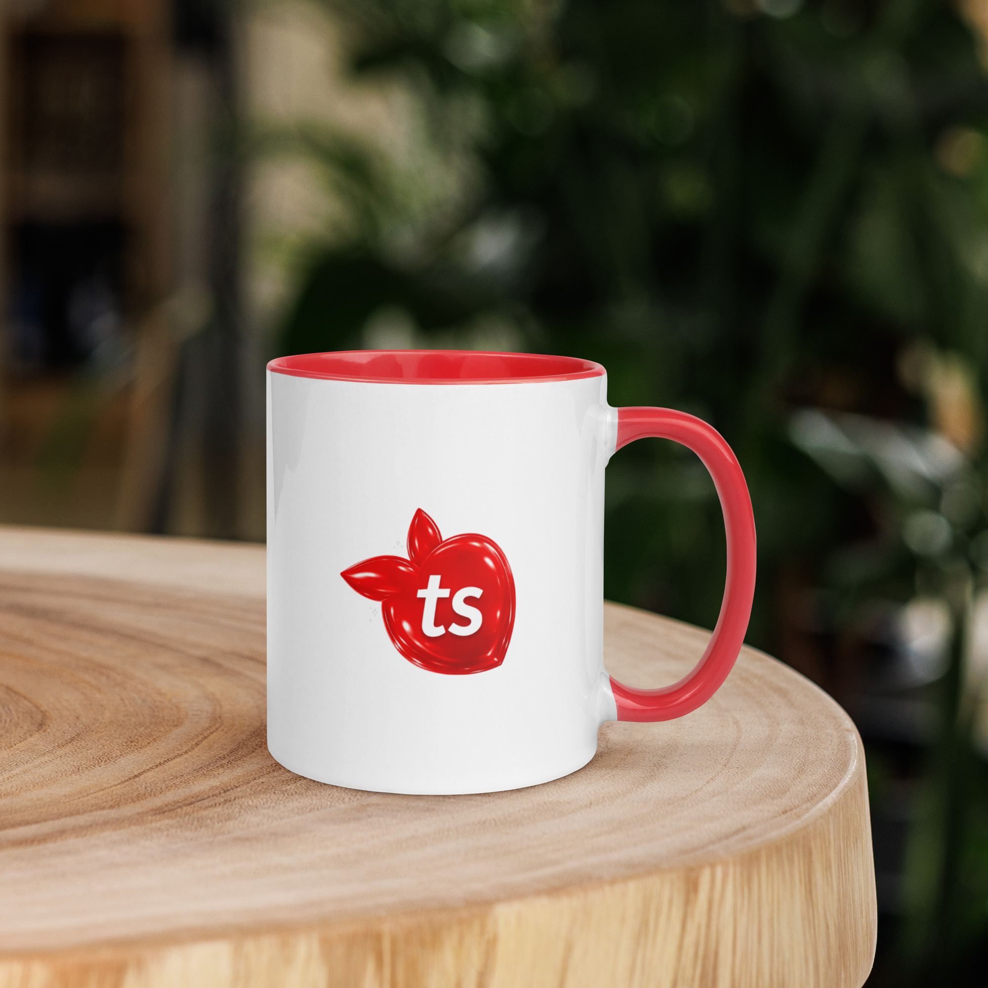 tsgabrielle® • Mug with Color Red Inside • Ceramic • 2 Sizes - Red - View 14