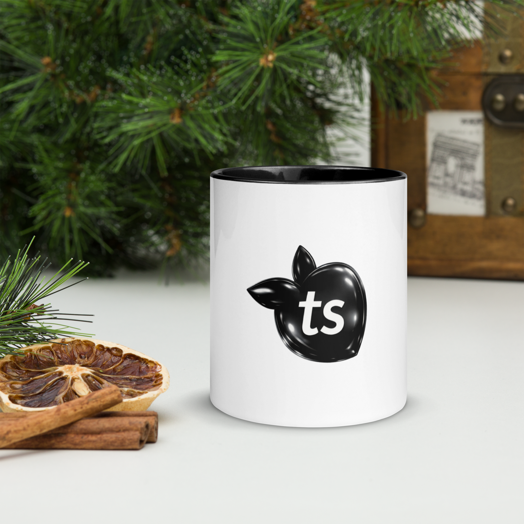 tsgabrielle® • Mug with Color Black Inside • Ceramic • 2 Sizes - Black - View 9