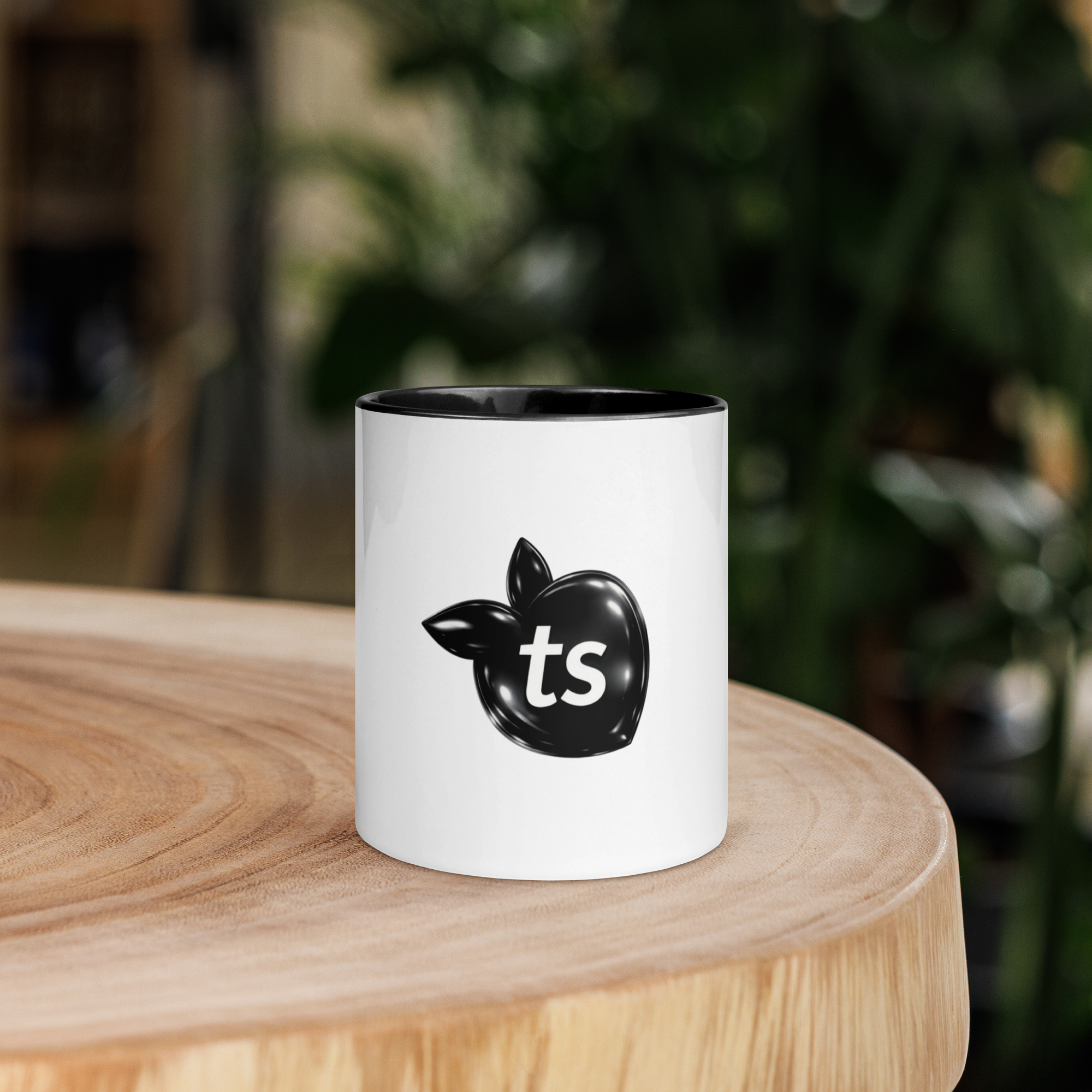 tsgabrielle® • Mug with Color Black Inside • Ceramic • 2 Sizes - Black - View 10