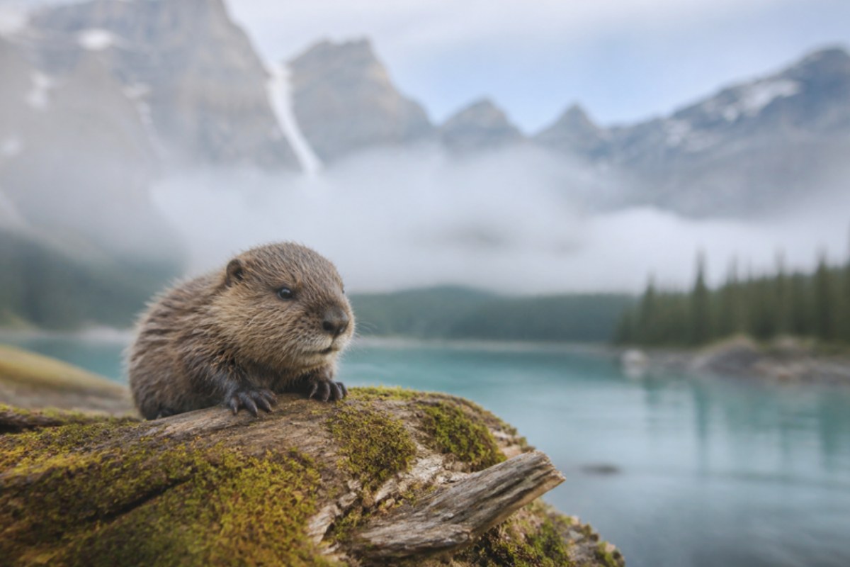 Banff, morning mist.