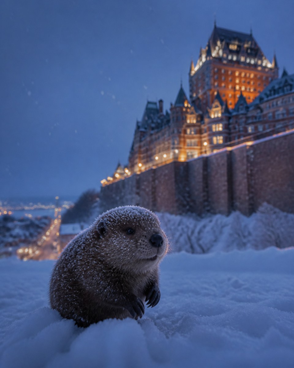 Québec, Canada · Le lieu derrière le petit castor.